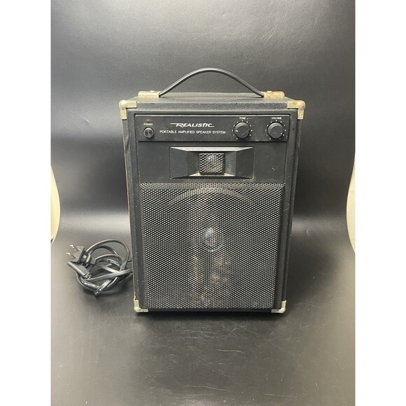 Realistic Portable Amplified Speaker System MPS-20 - (FC108-1 T1167) Vintage - Picture 1 of 5